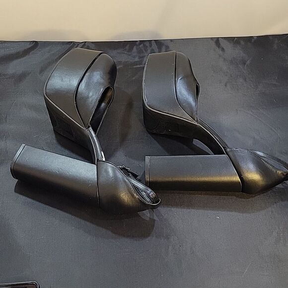 BRAND NEW WOMEN"S SUGAR SKYHIGH LEATHER ANKLE STRAP HEELS - Picture 11 of 16